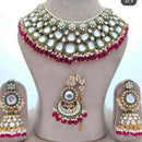 India Art Timeless Beauty Kundan Beads And Pearl Necklace Set