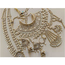 India Art Designer Kundan Stone And Beads Heavy Bridal Set