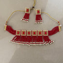 Sai Fashion Elegant Crystal Stone And Beads Choker Necklace Set