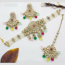 Sai Fashion Elegant Crystal Stone And Beads Choker Necklace Set