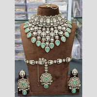 Sai Fashion Designer Kundan And Beads Semi-Bridal Necklace Set