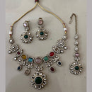 India Art Premium Pota Stone And Beads Traditional Necklace Set