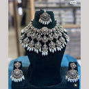 India Art Premium Pota Stone And Beads Traditional Necklace Set