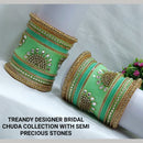 Pooja Bangles Gold Plated Bridal Bangle Set