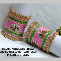 Pooja Bangles Gold Plated Bridal Bangle Set