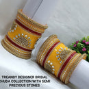 Pooja Bangles Gold Plated Bridal Bangle Set