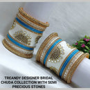 Pooja Bangles Gold Plated Bridal Bangle Set