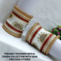 Pooja Bangles Gold Plated Bridal Bangle Set