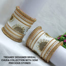 Pooja Bangles Gold Plated Bridal Bangle Set