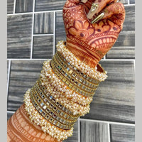 Pooja Bangles Gold Plated Bangles Set