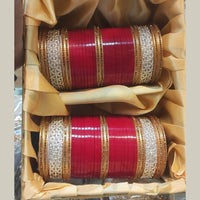 Pooja Bangles Gold Plated Bangles Set
