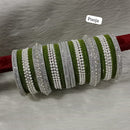 Pooja Bangles Silver Plated Bangle Set