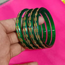 Pooja Bangles Gold Plated Acrylic Bangles Set