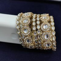Pooja Bangles Gold Plated Bangle Set