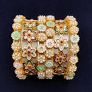 Pooja Bangles Gold Plated Meenakari Bangle Set