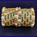 Pooja Bangles Gold Plated Meenakari Bangle Set