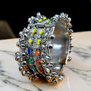 Pooja Bangles Oxidised Plated Openable Kada