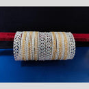Pooja Bangles  Austrian Stone And  Pearls Bangle  Set