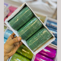 Pooja Bangles Gold Plated Metal Bangles Set