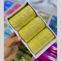Pooja Bangles Gold Plated Metal Bangles Set