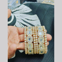 Pooja Bangles Gold Plated Bangle Set