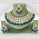 Pooja Bangles Gold Plated Kundan Stone And Beads Choker Necklace Set
