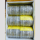 Pooja Bangles Silver Plated Mirror Bangles Set