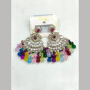 Pooja Bangles Gold Plated Kundan Stone And Pearl Dangler Earrings
