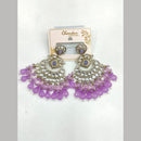 Pooja Bangles Gold Plated Kundan Stone And Pearl Dangler Earrings