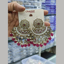 Pooja Bangles Gold Plated Kundan Stone And Pearl Dangler Earrings