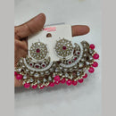 Pooja Bangles Gold Plated Kundan Stone And Pearl Dangler Earrings
