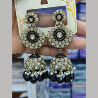 Pooja Bangles Gold Plated Kundan Stone And Pearl Jhumki Earrings