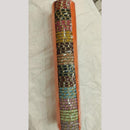 Pooja Bangles Multi Colors Crystal Stone Bangle Set