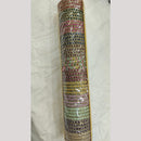 Pooja Bangles Multi Colors Crystal Stone Bangle Set