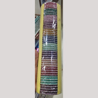 Pooja Bangles Multi Colors Austrian Stone Bangle Set