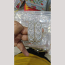 Pooja Bangles Silver Plated Austrian Stone Bangle Set