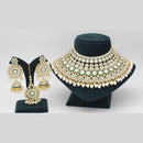 Pooja Bangles Gold Plated Kundan Stone And Beads Choker Necklace Set