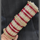 Pooja Bangles Gold Plated Bridal Bangle Set