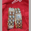 Pooja Bangles Gold Plated Kundan Stone Meenakari Bangles Set
