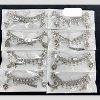 Pooja Bangles Ethnic Oxidised Crystal Stones Plated Necklace Set  (1 Pies Only)