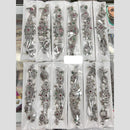Pooja Bangles Handcrafted Oxidised Pota Stone Necklace Set (1 Pies Only)