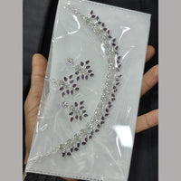 Pooja Bangles Ethnic Oxidised Crystal Stones Plated Necklace Set  (1 Pies Only)