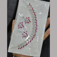 Pooja Bangles Ethnic Oxidised Crystal Stones Plated Necklace Set  (1 Pies Only)