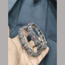 Pooja Bangles Oxidized Sterling Look Tribal Ethnic Bangle Set