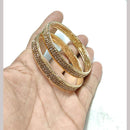 Pooja Bangles Elegant Sparkling Austrian Stone Bangles Set