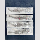 Pooja Bangles Ethnic Oxidised Plated Necklace ( 1 Piece Only )