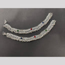 Pooja Bangles Ethnic Traditional Silver Plated Payal