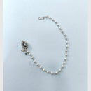 Pooja Bangles Traditional Oxidised Silver Nath With Pearl For Festive Wear