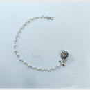 Pooja Bangles Traditional Oxidised Silver Nath With Pearl For Festive Wear