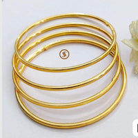 Pooja Bangles Traditional Gold Plated Bangles Set with Elegant Finish for Weddings